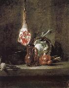 Jean Baptiste Simeon Chardin Still there is the lamb painting